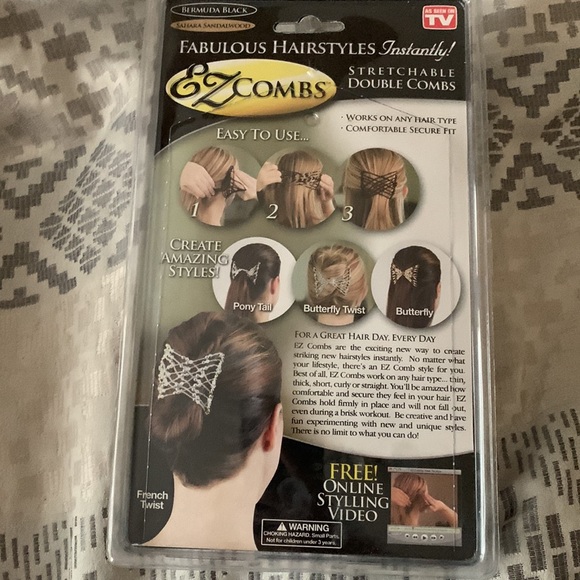 Fabulous hairstyles instantly easy comb, stretchable double combs as seen on TV - Picture 2 of 2